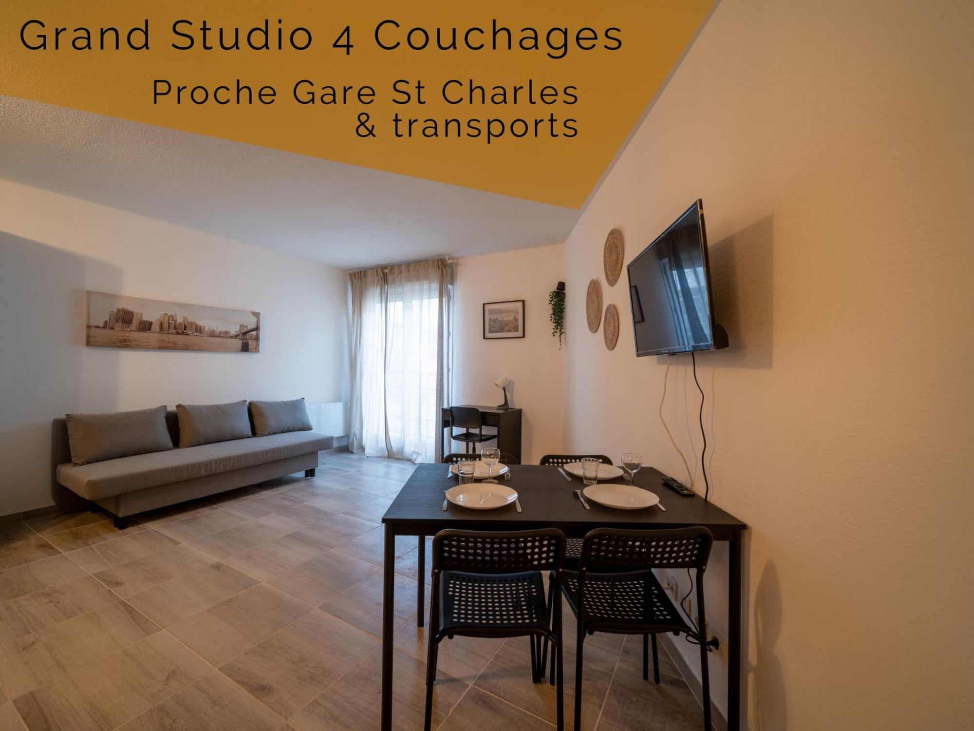 Appartement Tout Equipe A 6 Minutes De La Gare St Charles Marsella Exterior foto