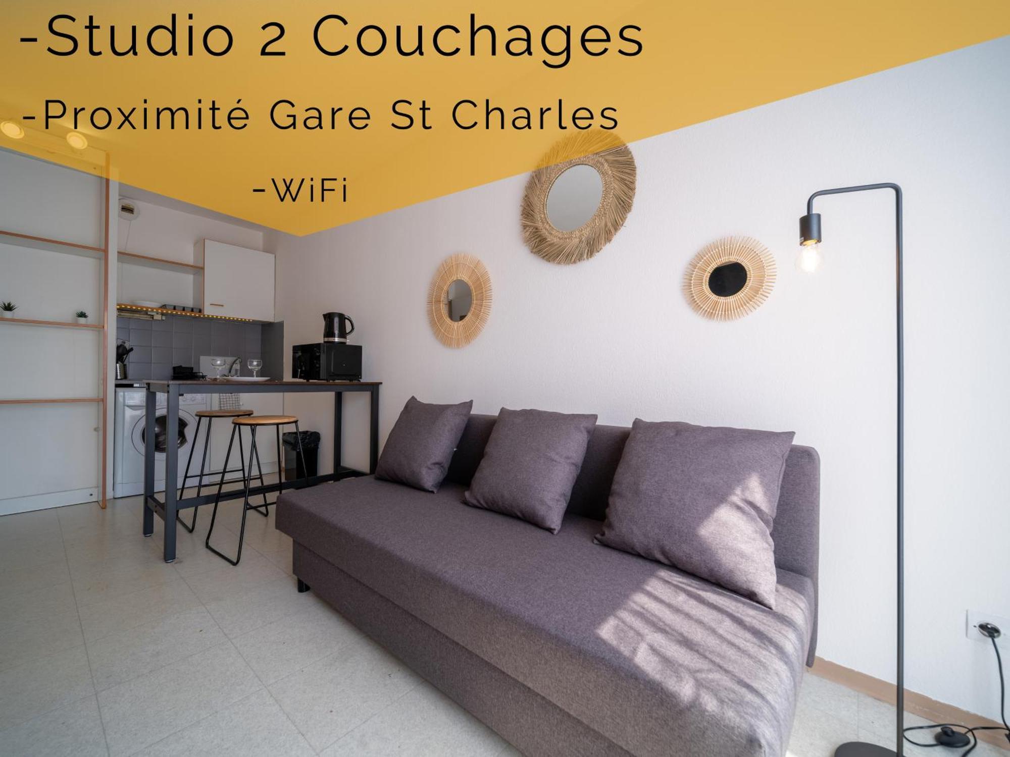 Appartement Tout Equipe A 6 Minutes De La Gare St Charles Marsella Exterior foto